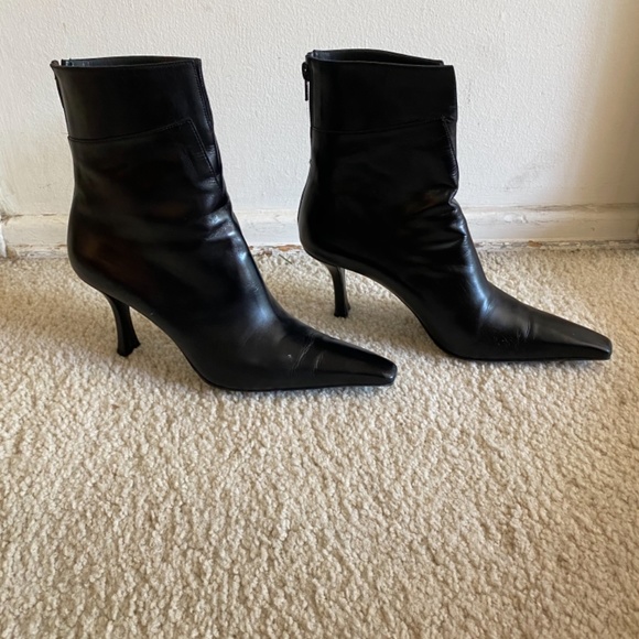 Stuart Weitzman Black Leather Boots - Picture 3 of 7